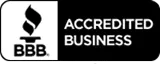 BBB Accredited Business logo.