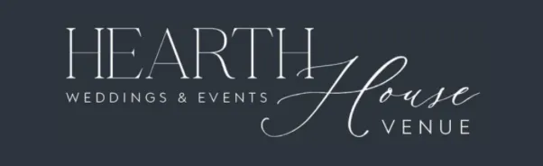 Hearth House Venue logo for weddings and events.