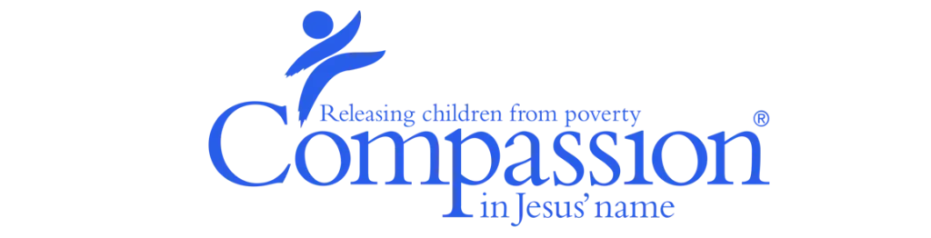 Compassion International logo featuring the tagline "Releasing children from poverty in Jesus' name".